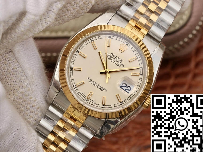 Rolex Datejust AR 36MM 116233 Gold Yellow Factory 0104